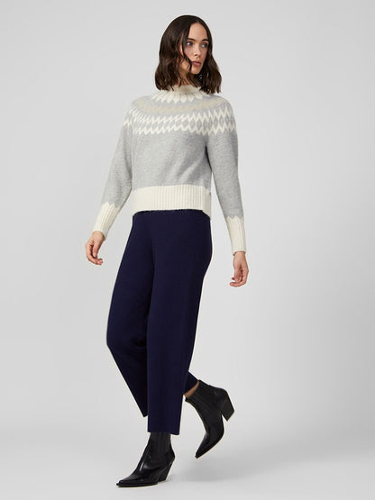 Winter Pattern Knit - Grey Multi
