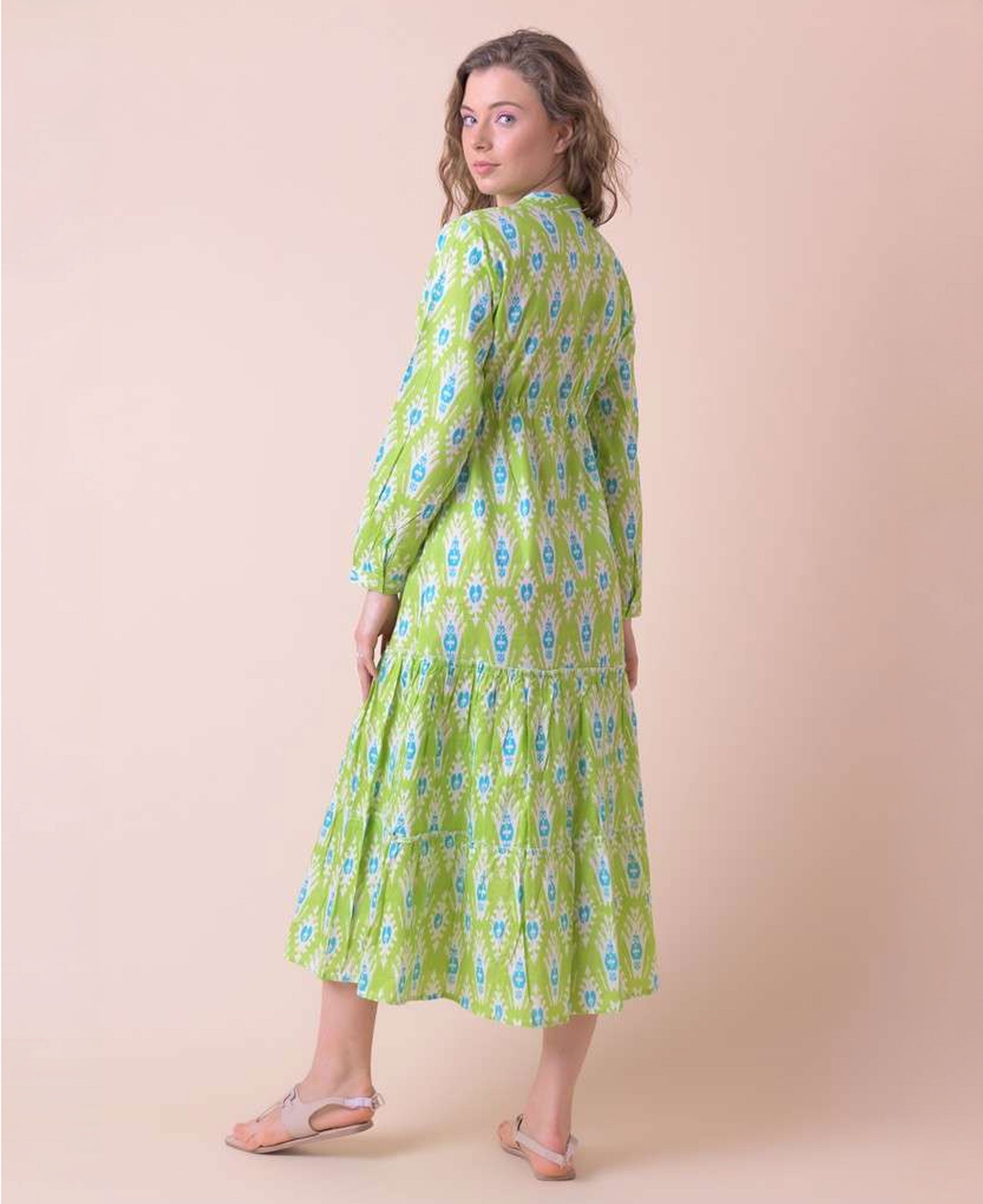 Corfu Dress - Farsi Lime