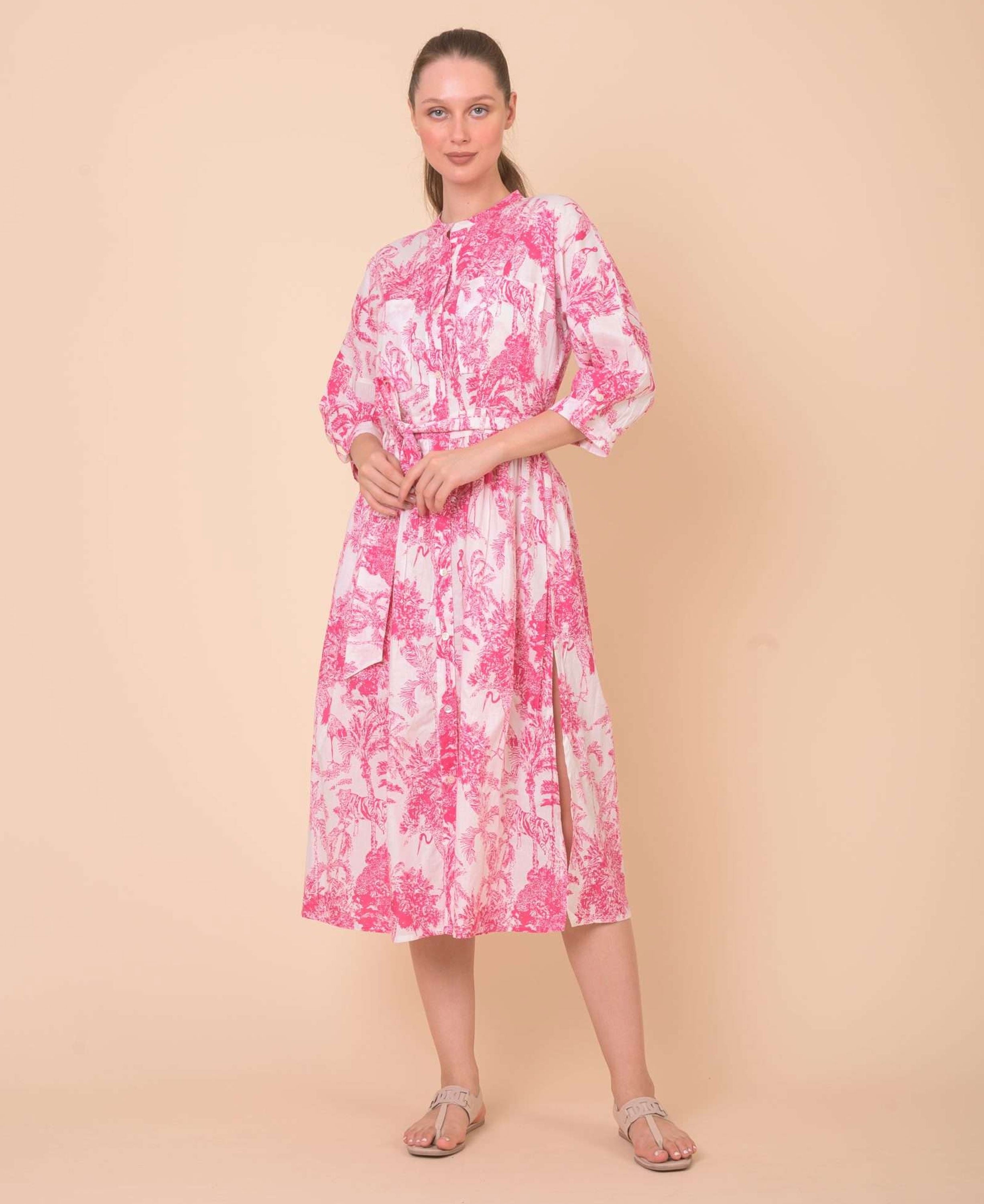 Lawson Dress - Pink Sketch