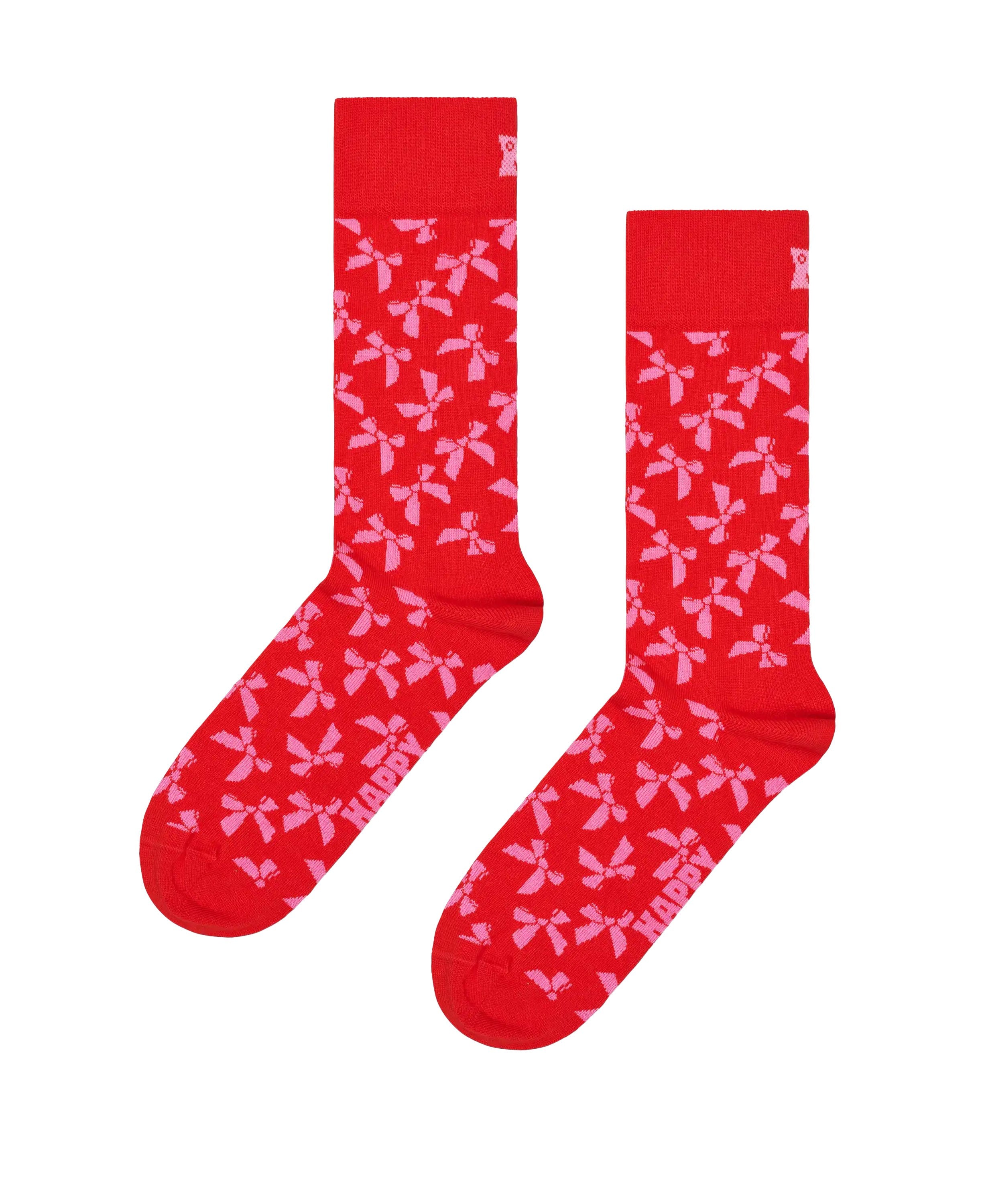 Bow Socks - Red