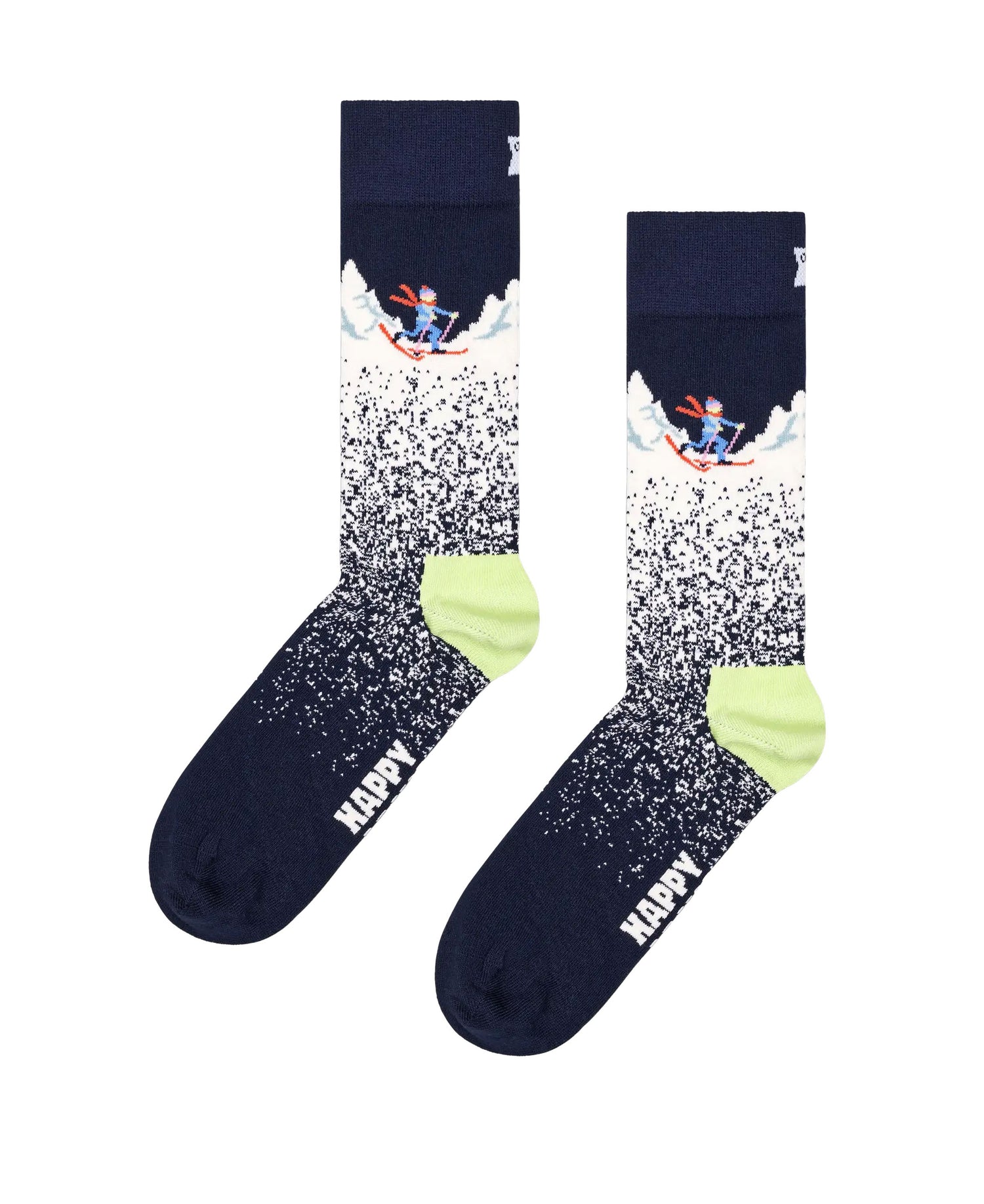 Snowy Night Socks - Navy