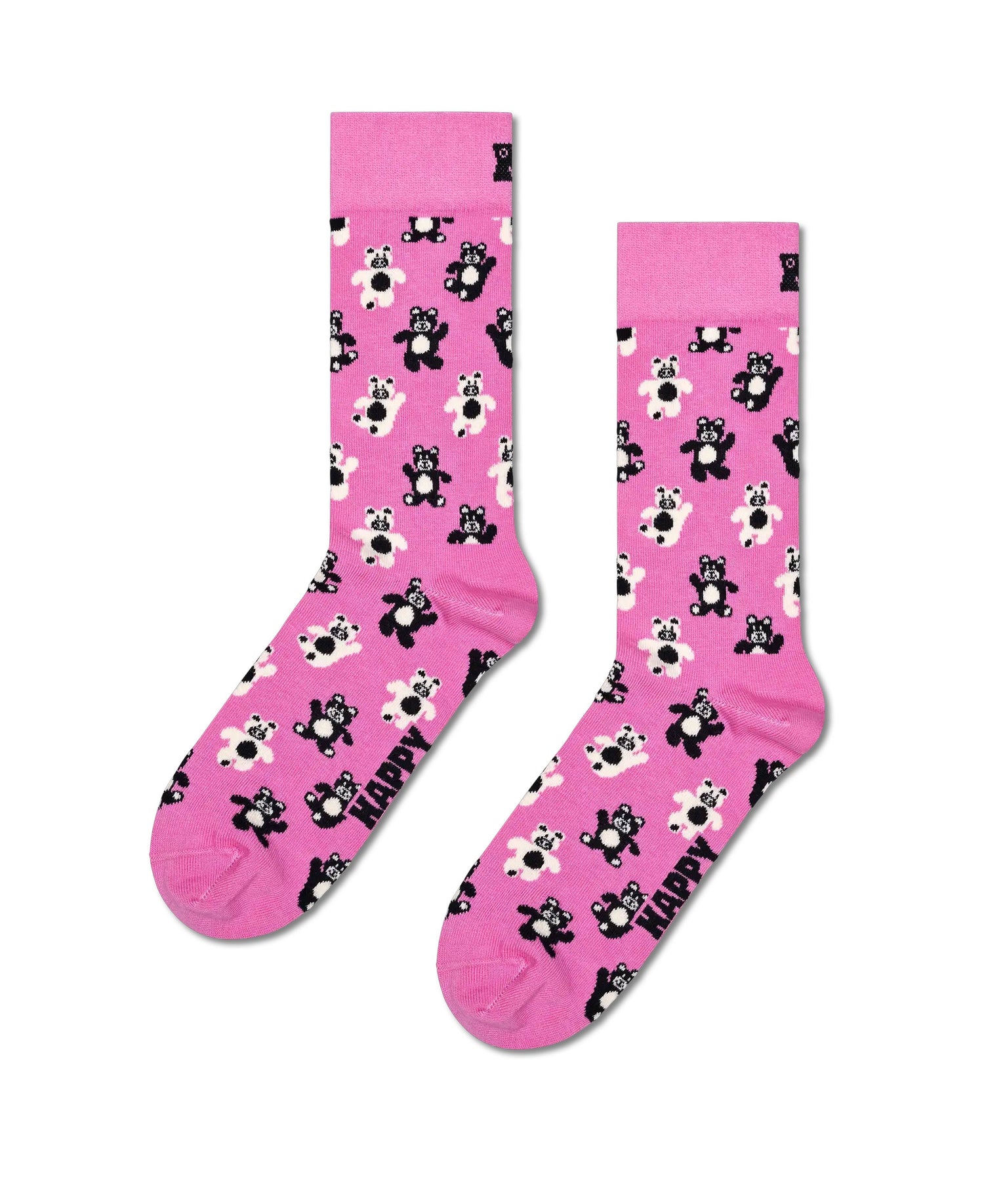 Teddy Bear Socks - Pink