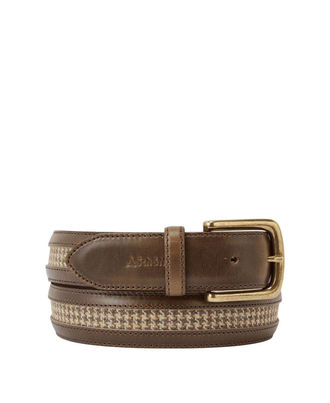 Hartington Belt - Houndstooth Tweed
