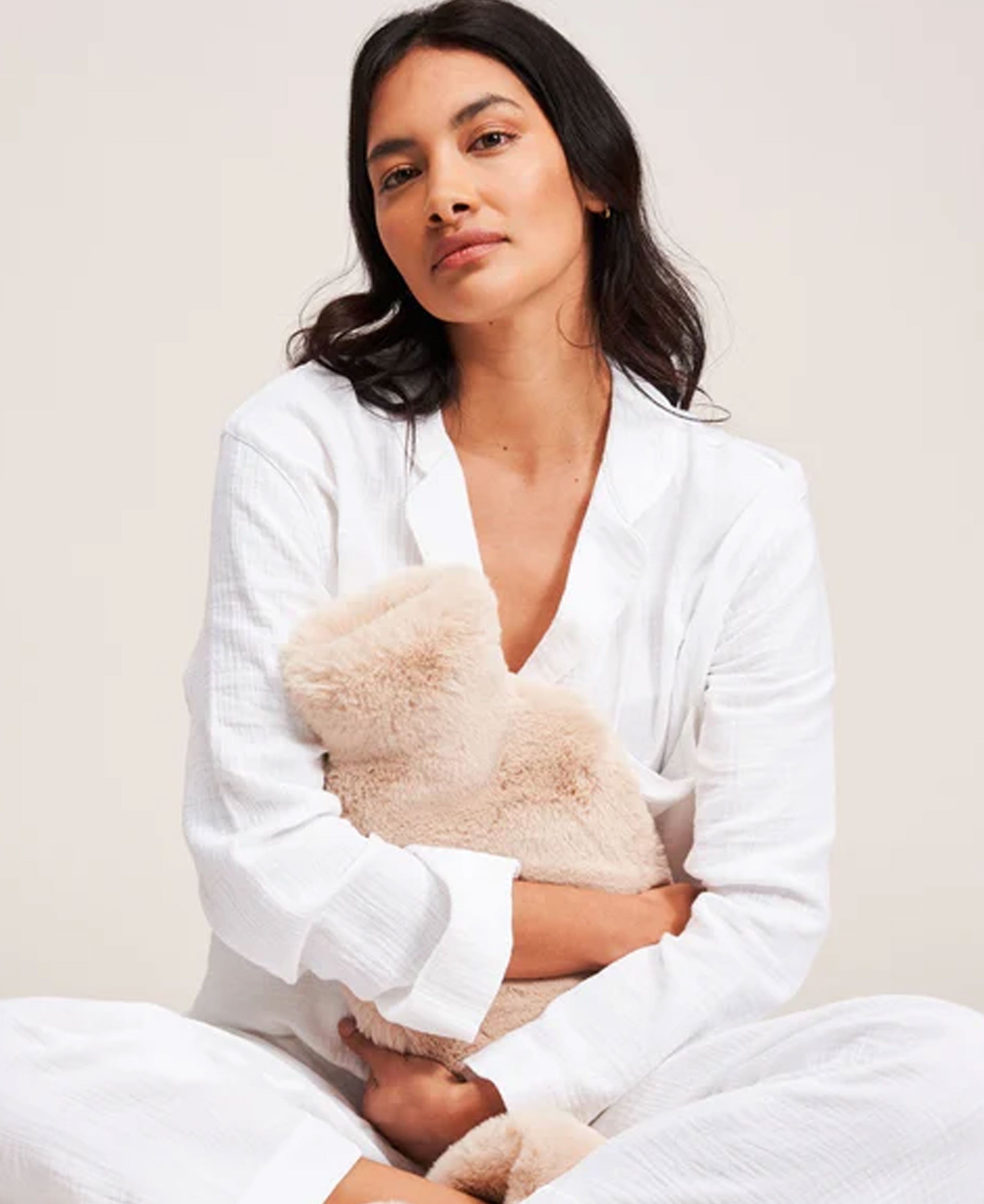 Hot Water Bottle Standard Size - Biscuit Cloud