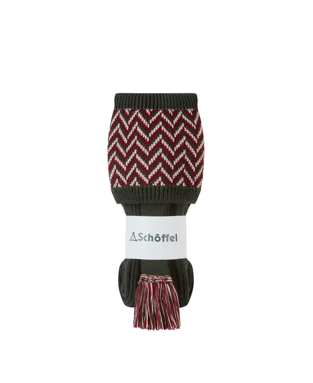 Herringbone Sock - Dark Olive