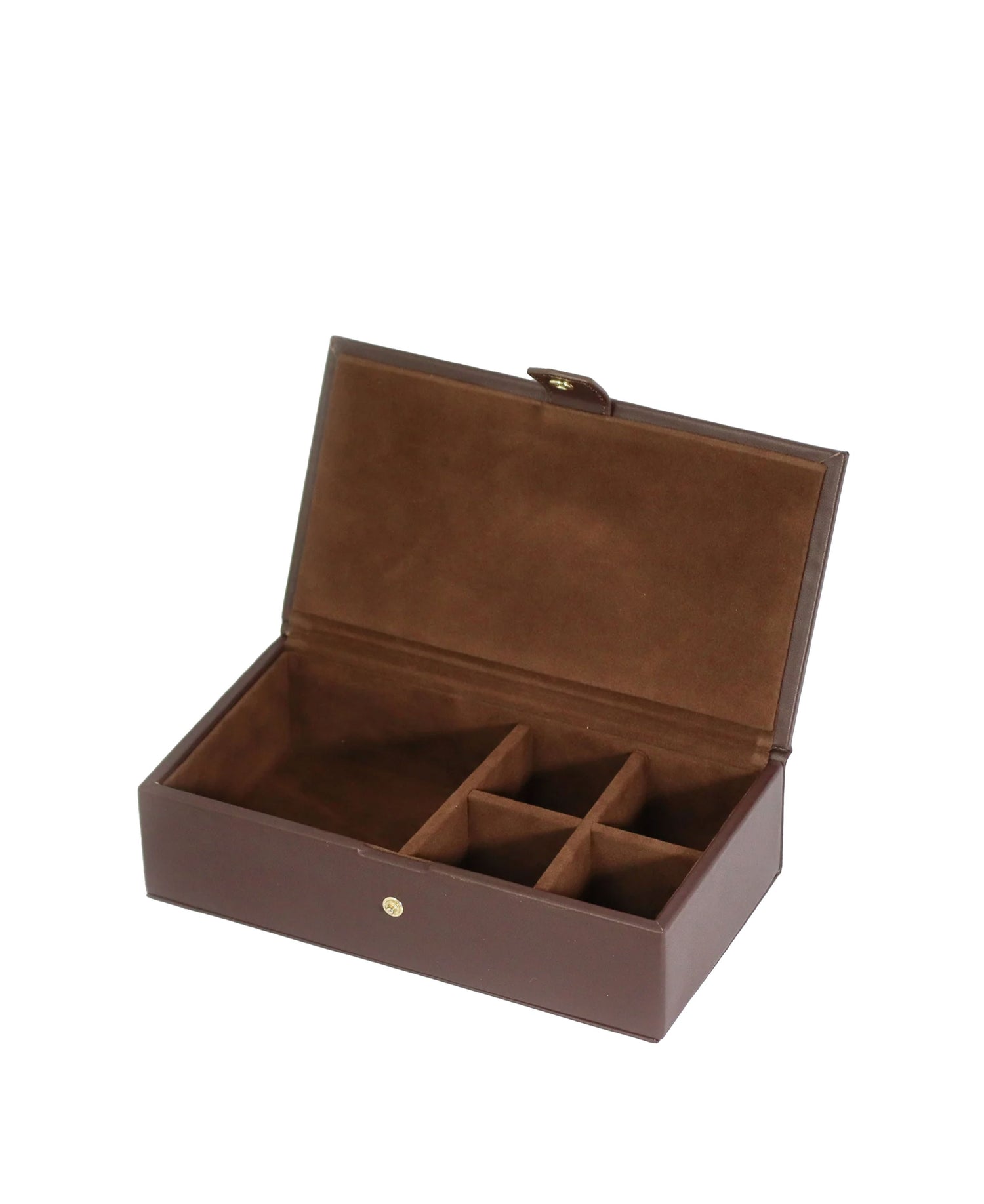 Cufflink And Watch Box - Brown