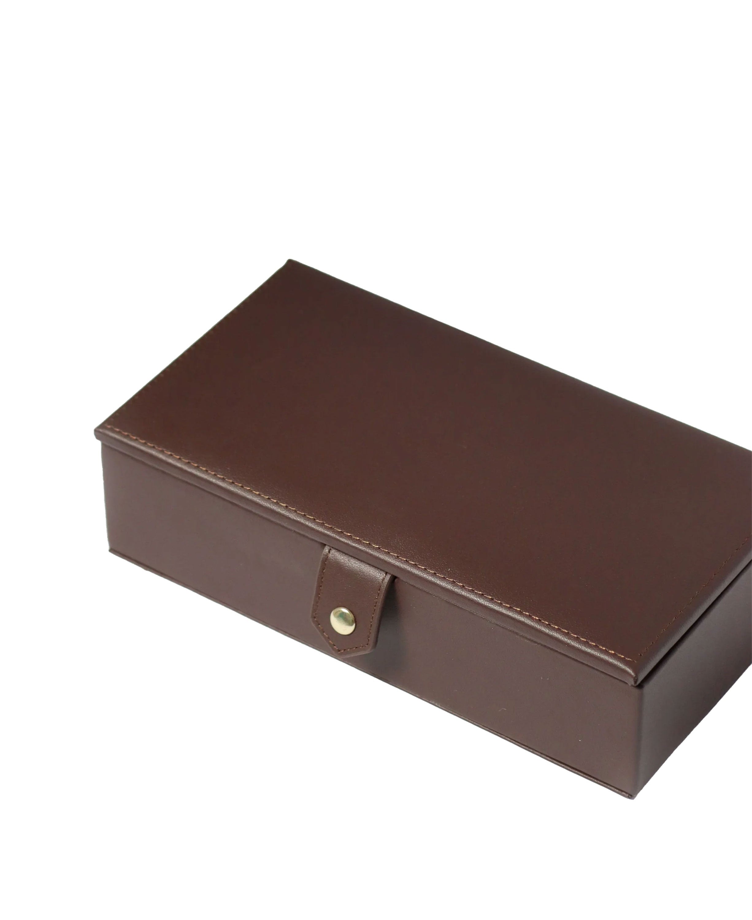 Cufflink And Watch Box - Brown