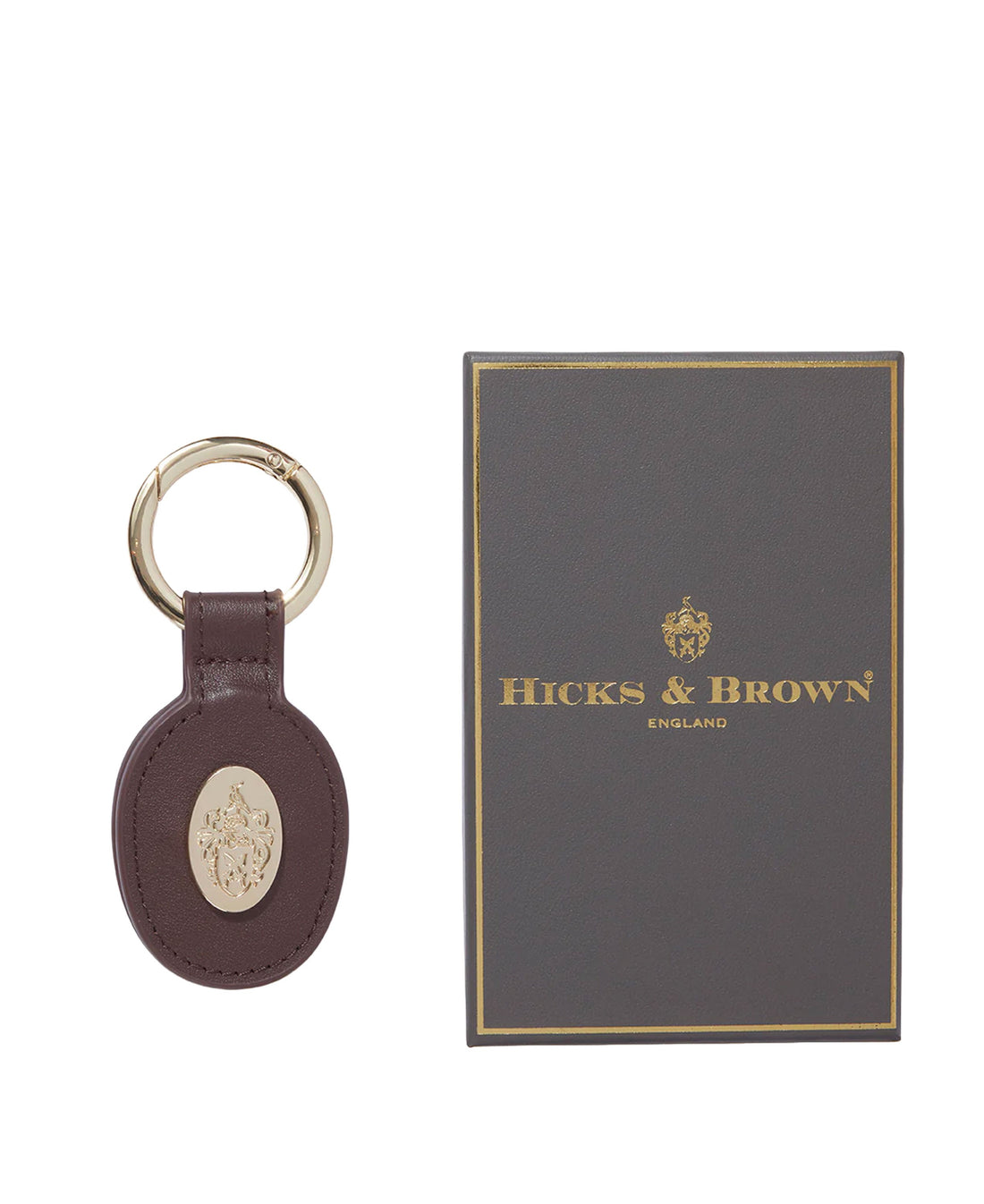 Hat clip - Brown Leather