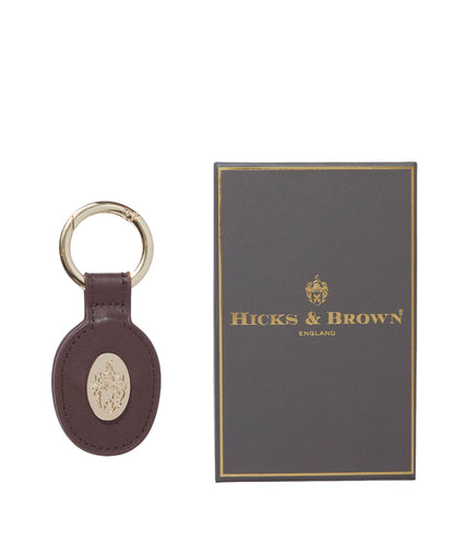 Hat clip - Brown Leather
