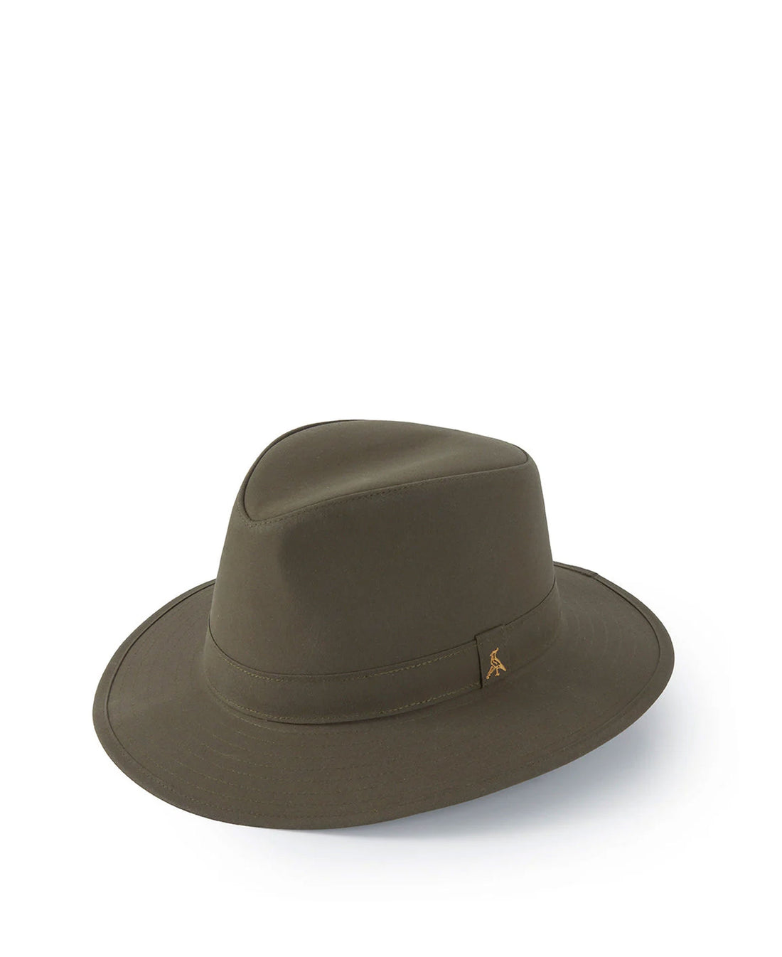 Darsham Wax Fedora - Olive Green