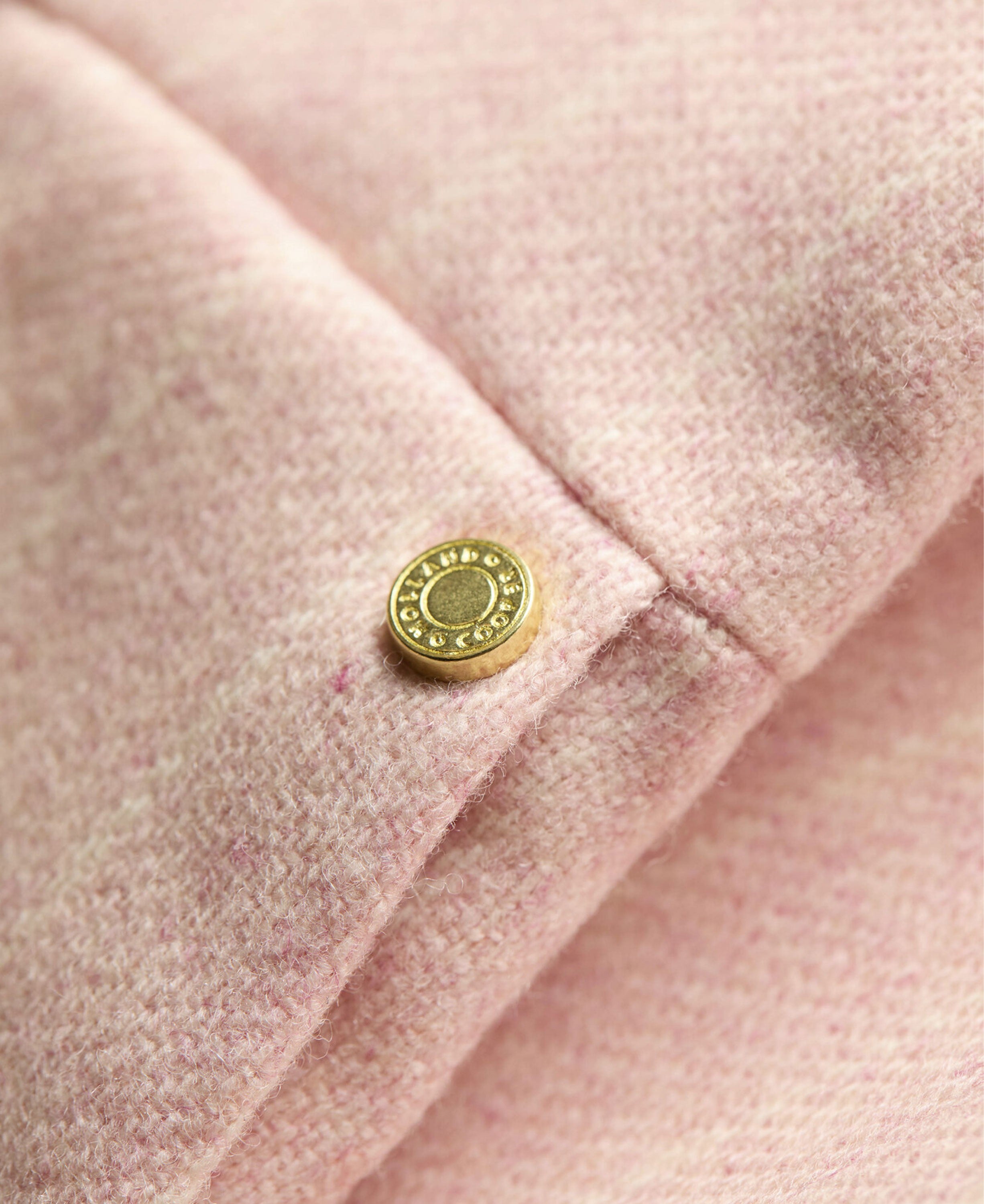 High Waisted Straight Trousers - Pink Chalk Pinstripe