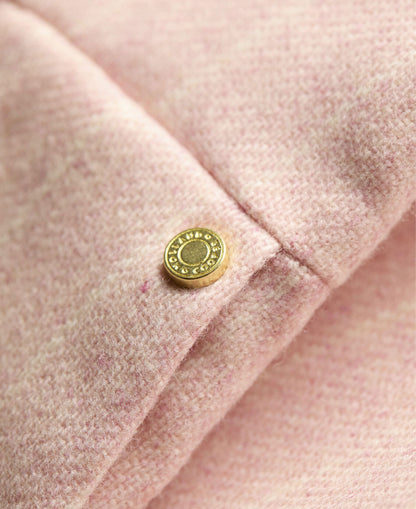 High Waisted Straight Trousers - Pink Chalk Pinstripe