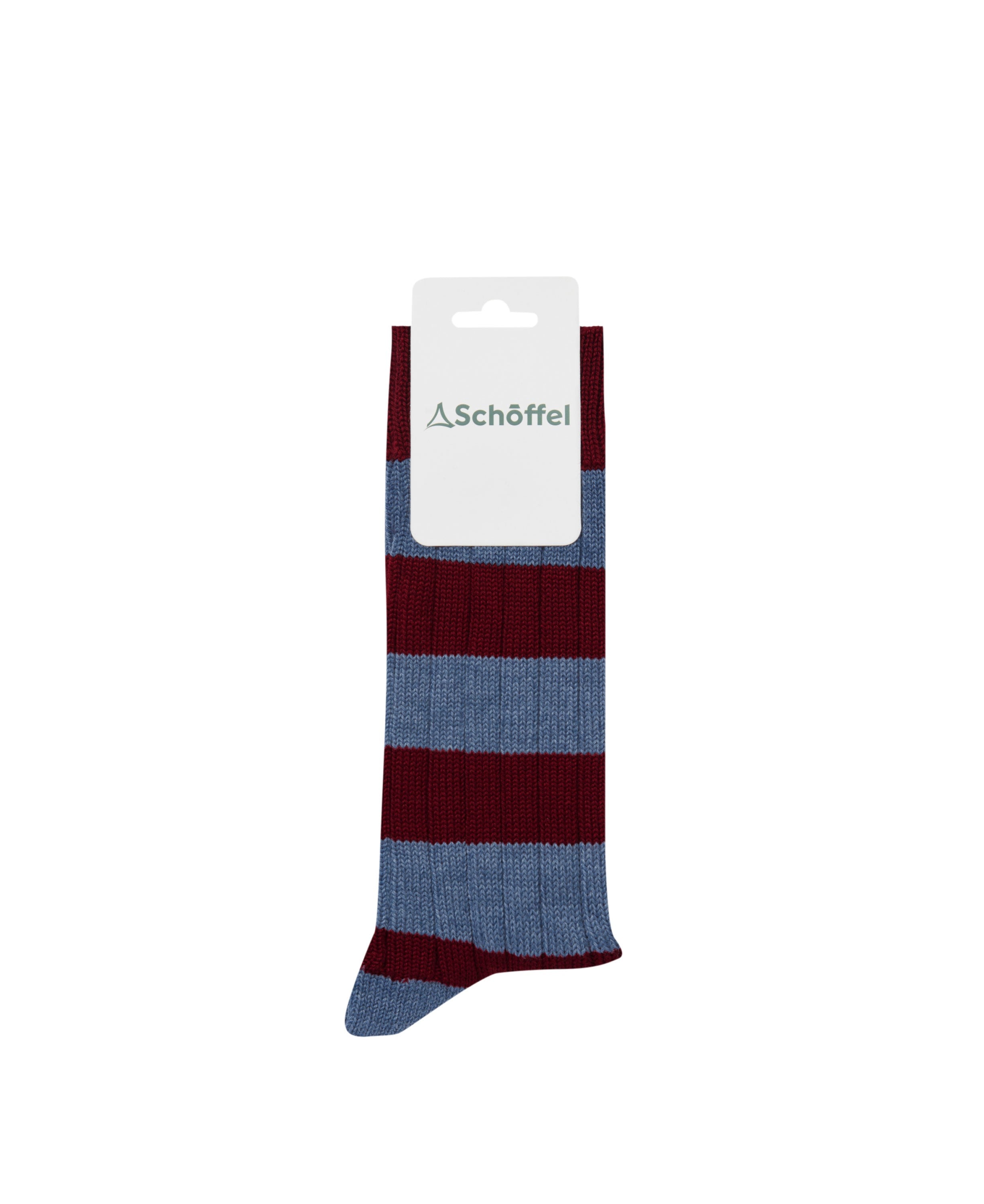 Hilton Rugby Sock - Redwood