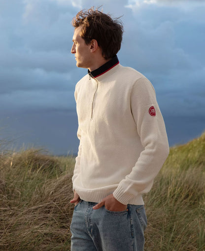 Classic Windproof Sweater - Off White