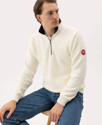 Classic Windproof Sweater - Off White