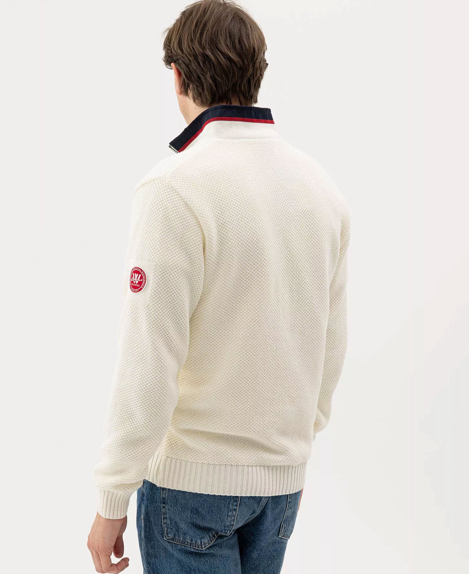 Classic Windproof Sweater - Off White