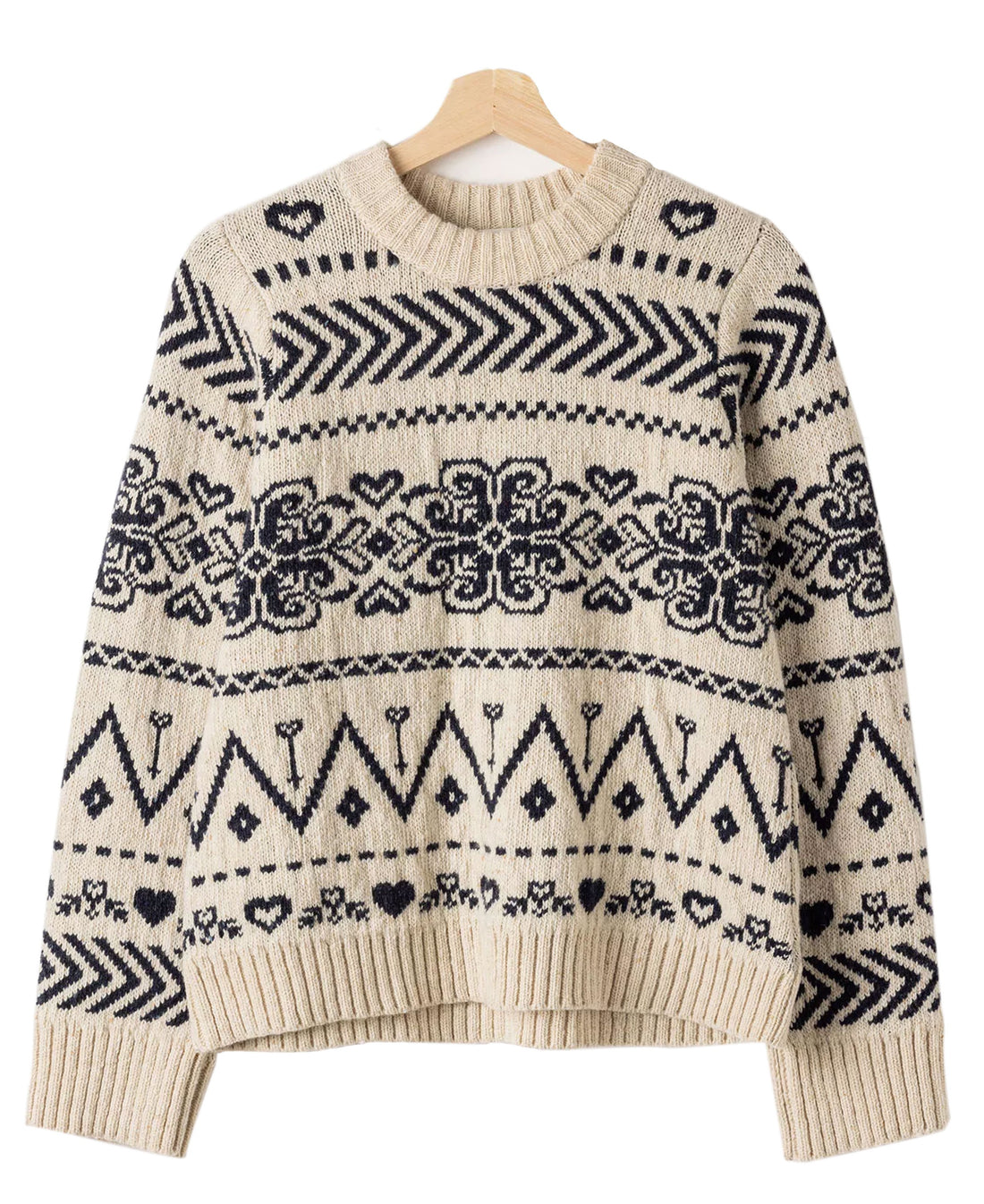 Magda Crew - Sand/Navy
