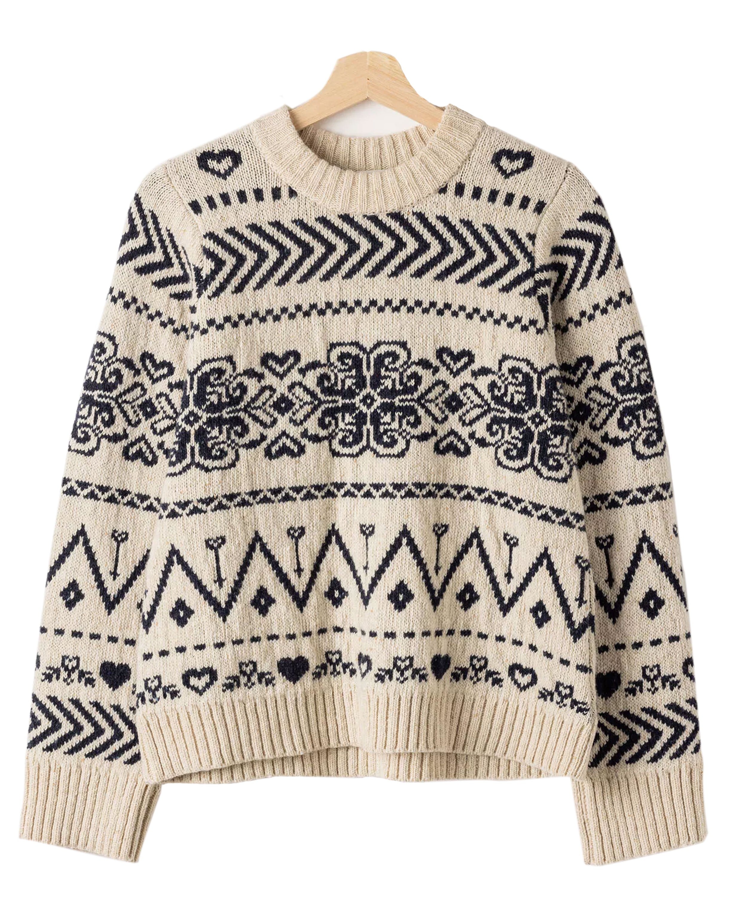 Magda Crew - Sand/Navy