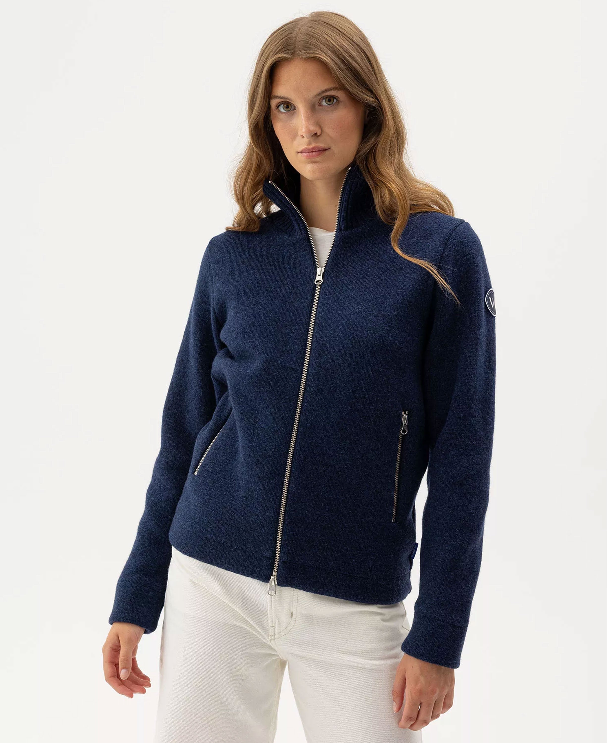 Claire Fullzip Windproof - Dark Blue