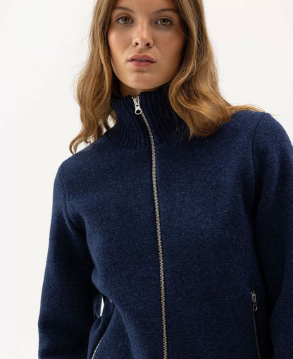 Claire Fullzip Windproof - Dark Blue