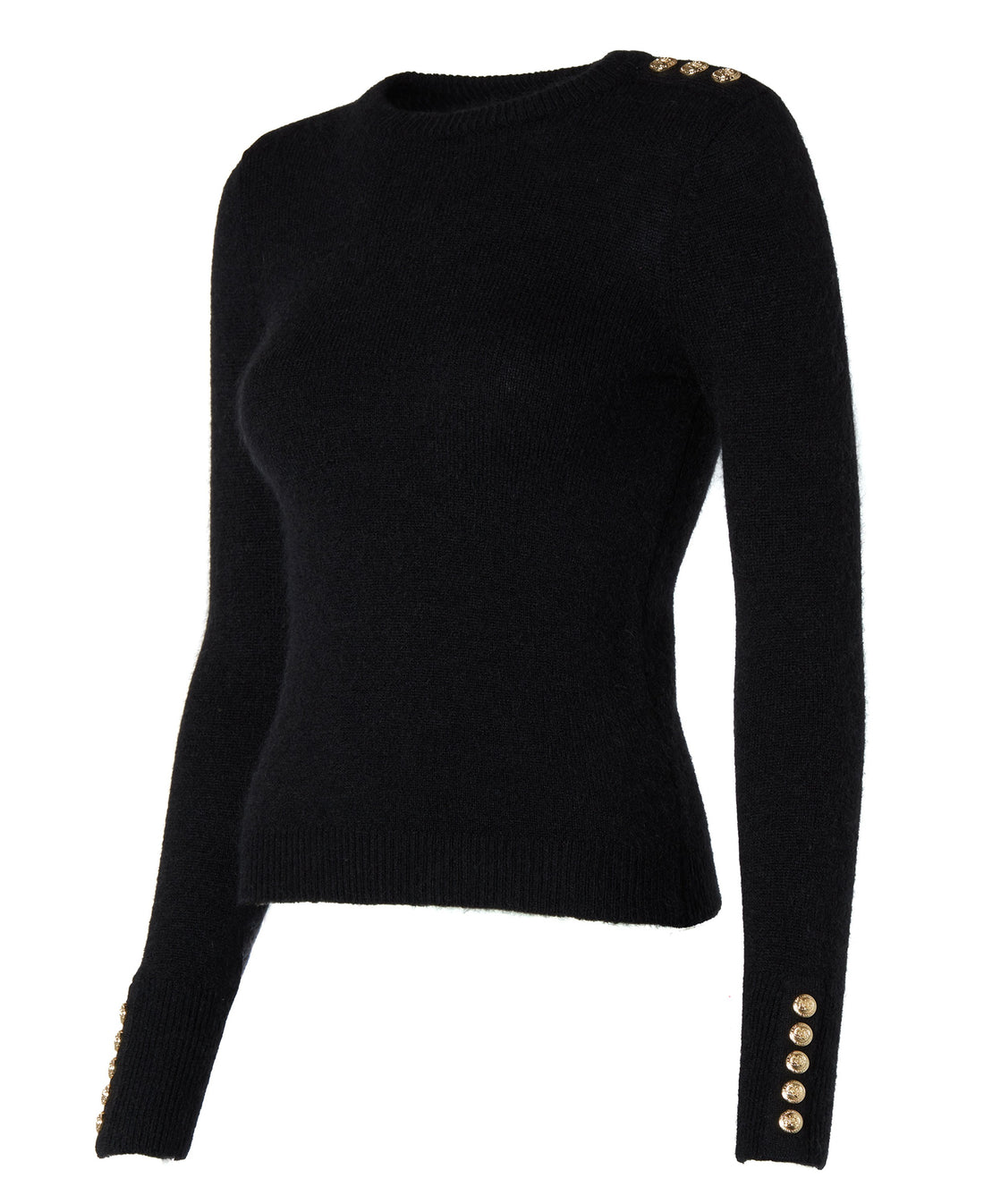 Amy Crew Neck Knit - Black