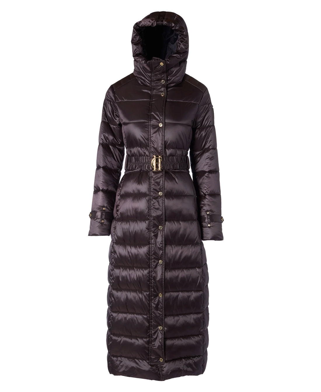 The Arosa Longline Coat - Chocolate