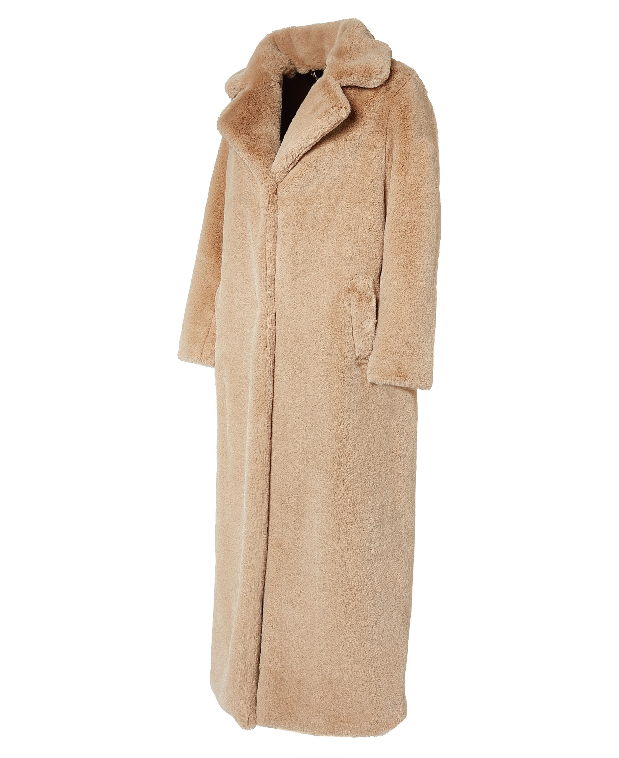 Asygarth Faux Fur Coat - Natural