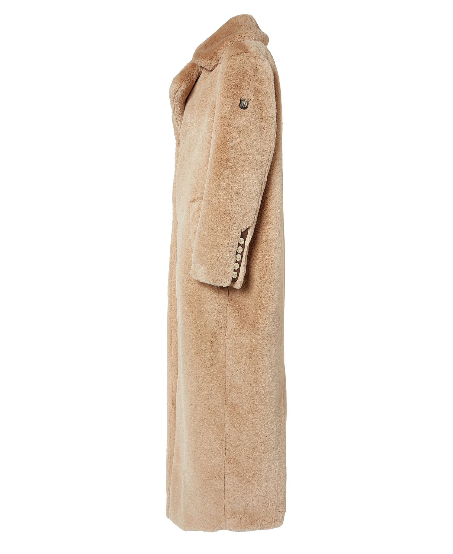 Asygarth Faux Fur Coat - Natural