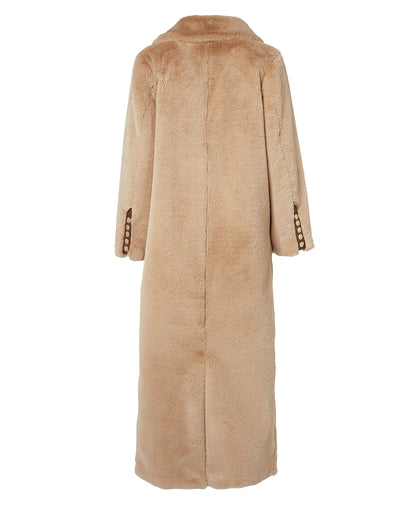 Asygarth Faux Fur Coat - Natural