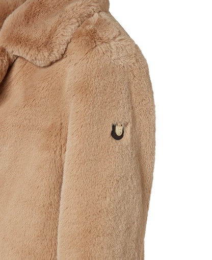 Asygarth Faux Fur Coat - Natural