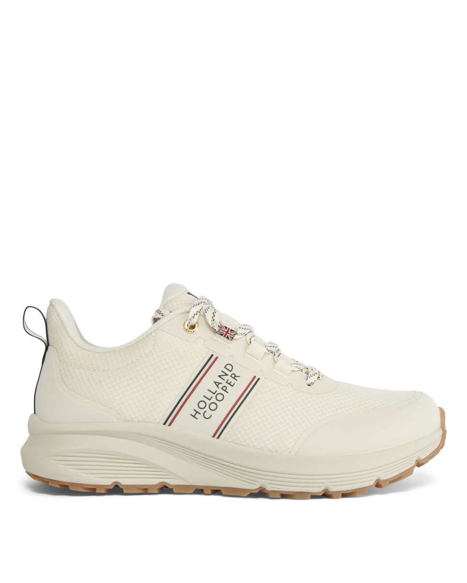 Burghley Waterproof Trainer - Ecru