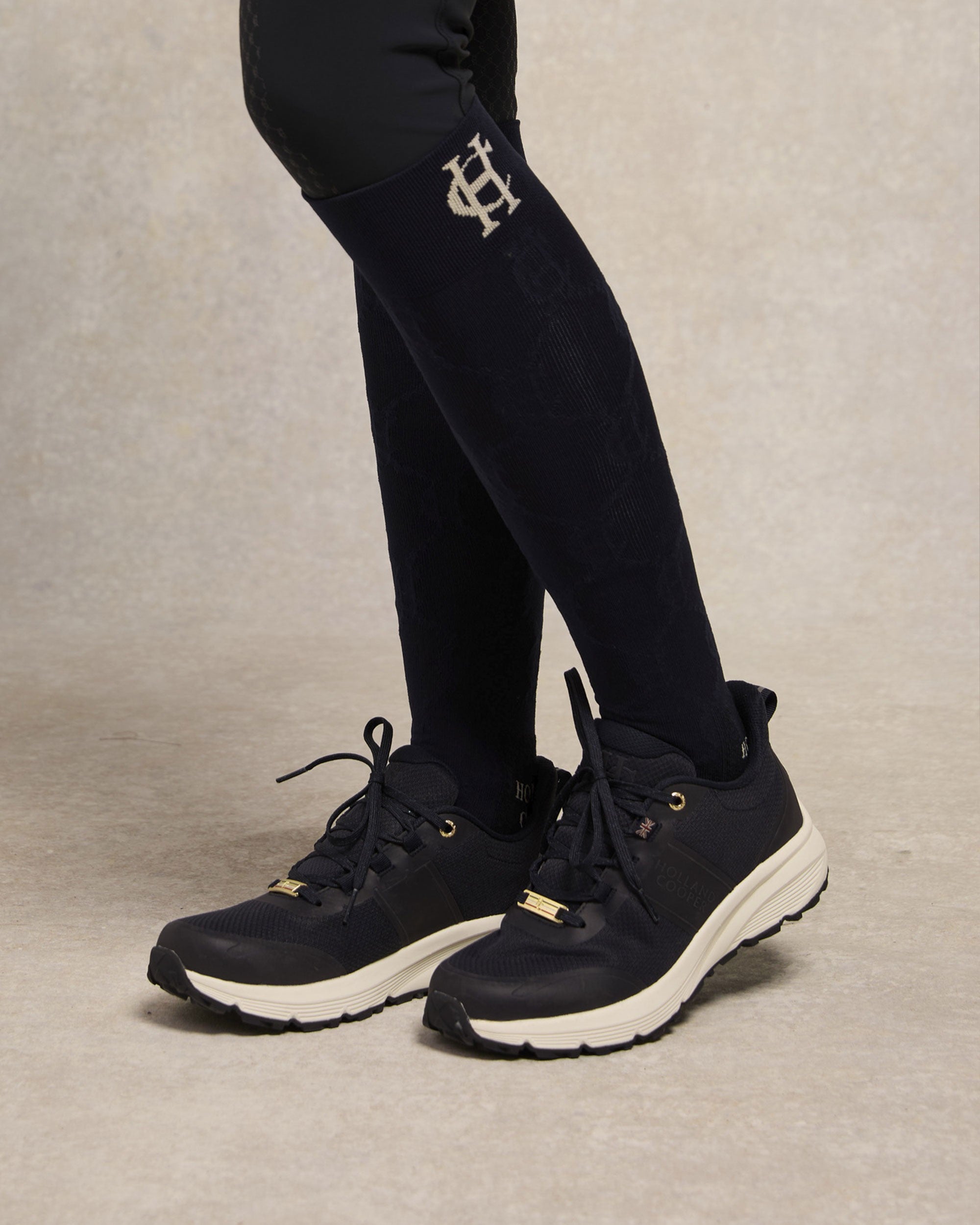Burghley Waterproof Trainer - Ink Navy