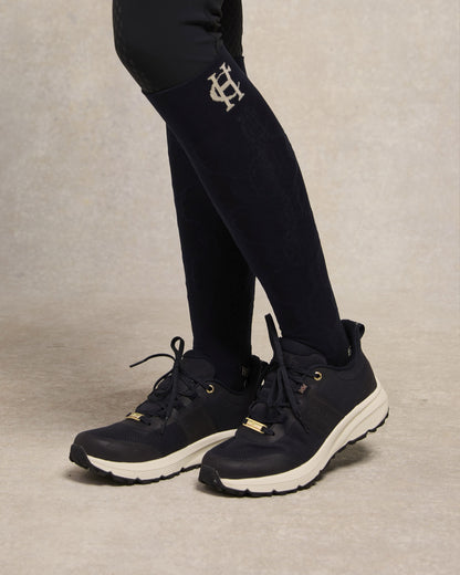 Burghley Waterproof Trainer - Ink Navy