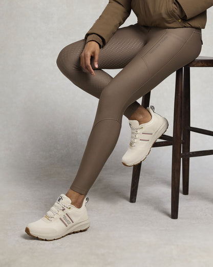 Burghley Waterproof Trainer - Ecru