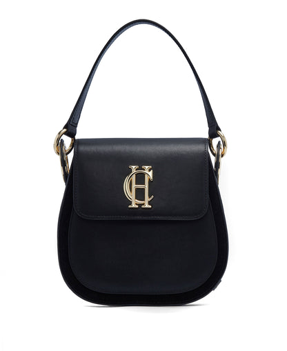 Chelsea Saddle Bag - Soft Black