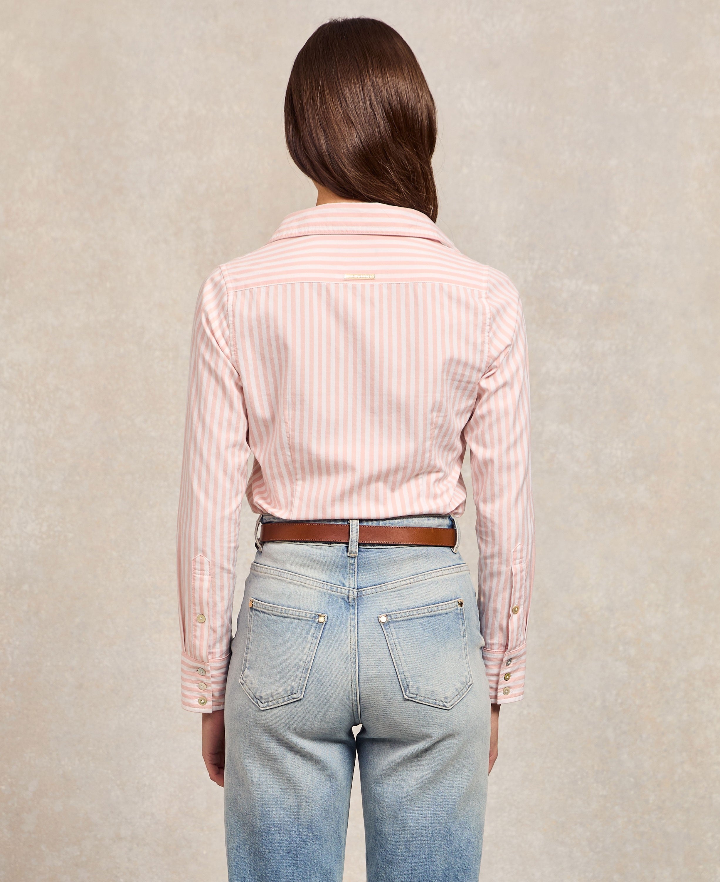 Classic Button Down Shirt - Pink Stripe