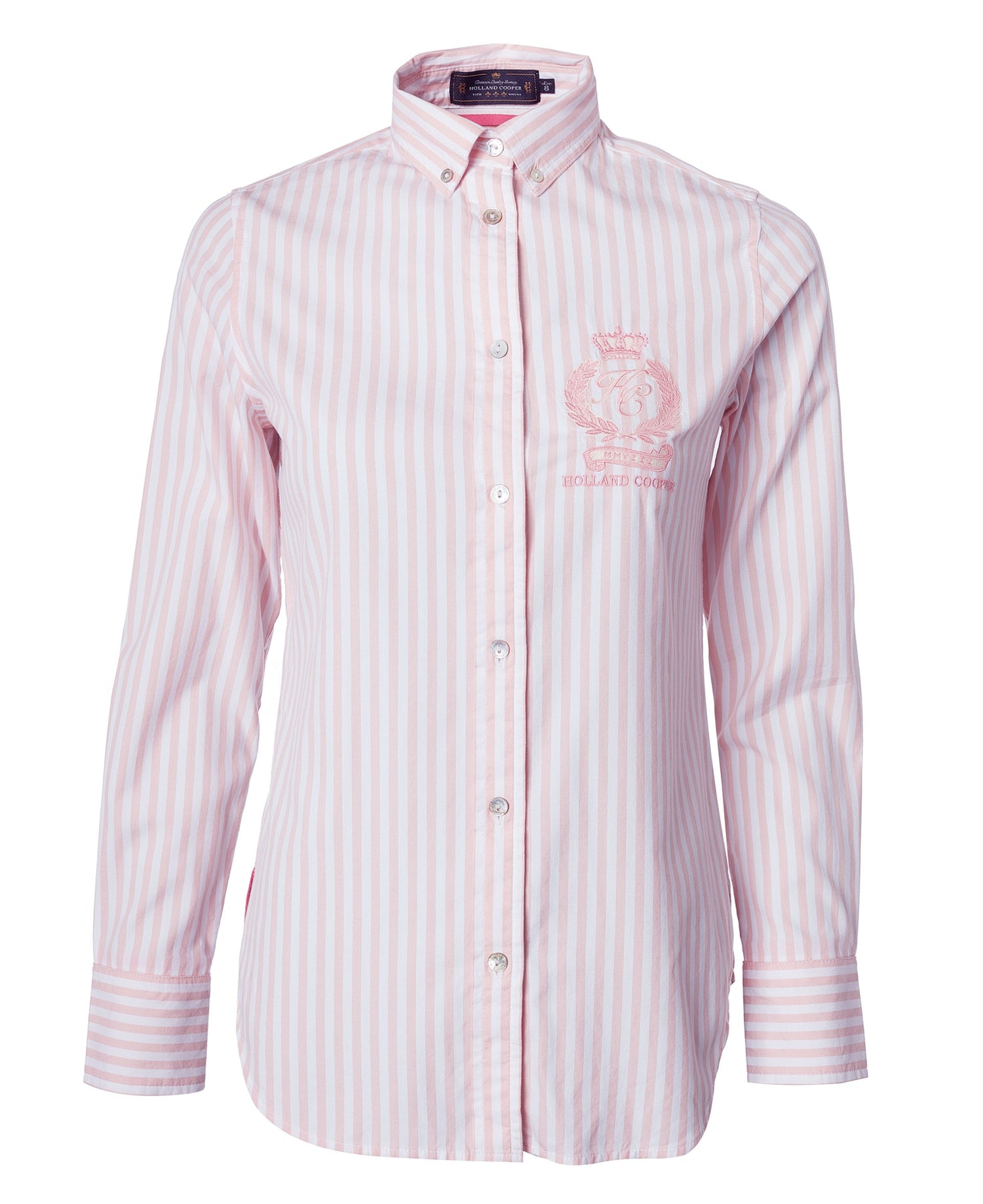 Classic Button Down Shirt - Pink Stripe