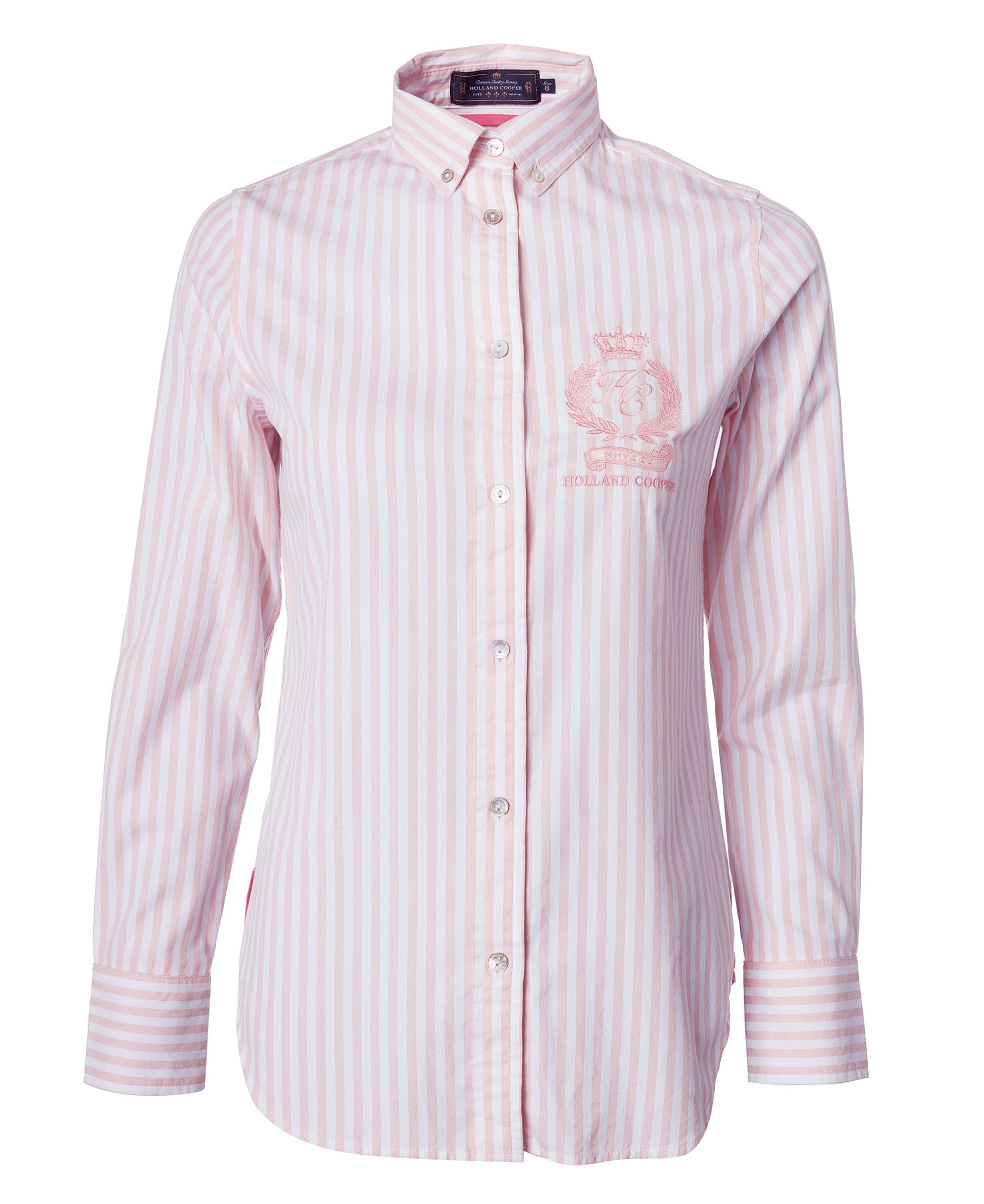 Classic Button Down Shirt - Pink Stripe