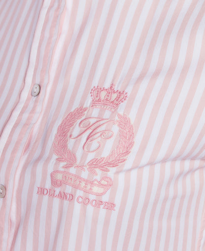 Classic Button Down Shirt - Pink Stripe