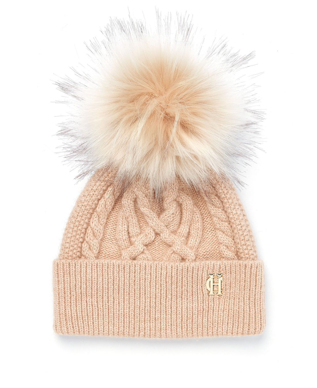 Cortina Bobble Hat - Camel Champagne