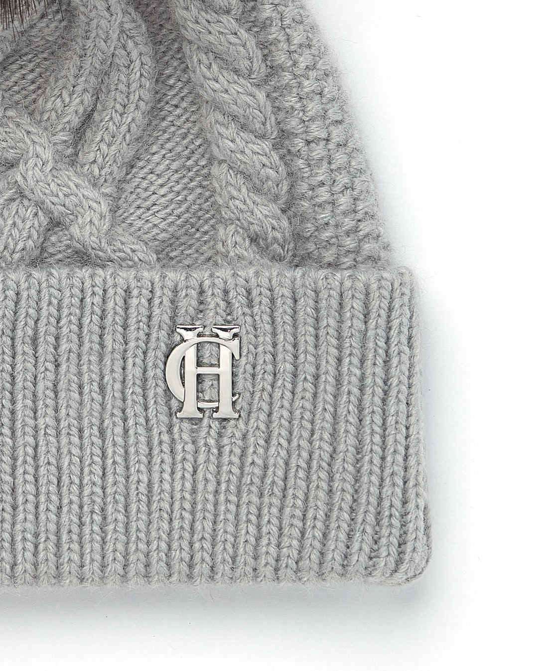 Cortina Bobble Hat - Soft Grey