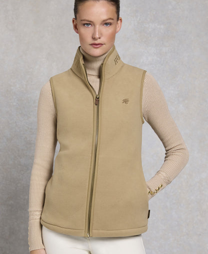 Country Fleece Gilet - Sand