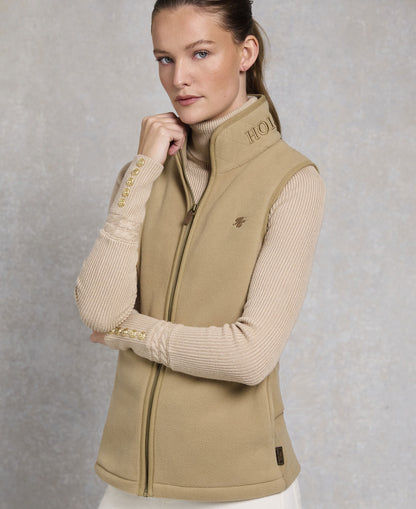 Country Fleece Gilet - Sand