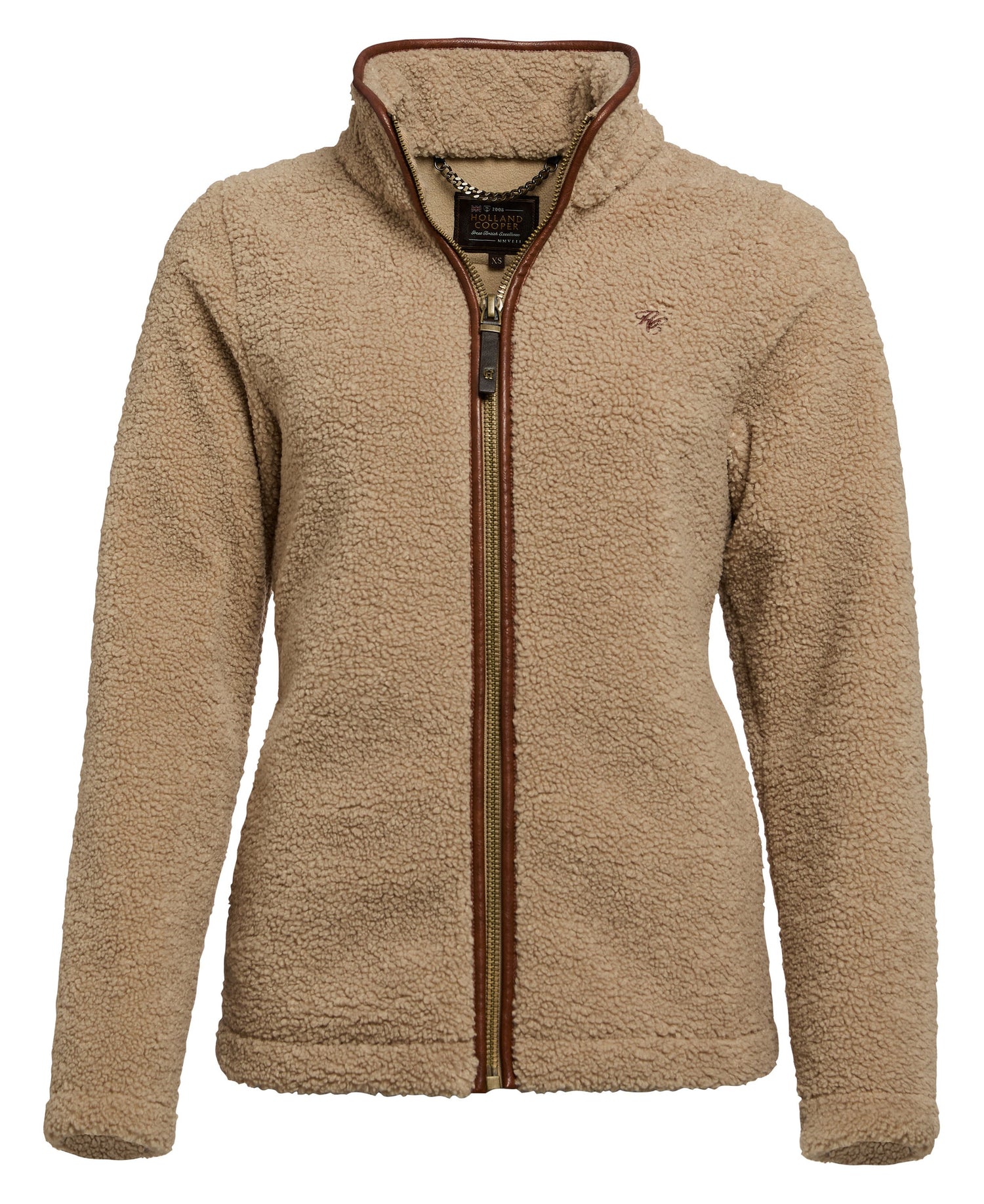 Country Fleece Jacket - Natural Borg