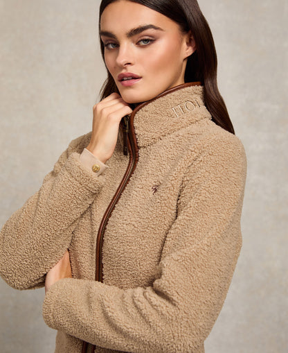 Country Fleece Jacket - Natural Borg