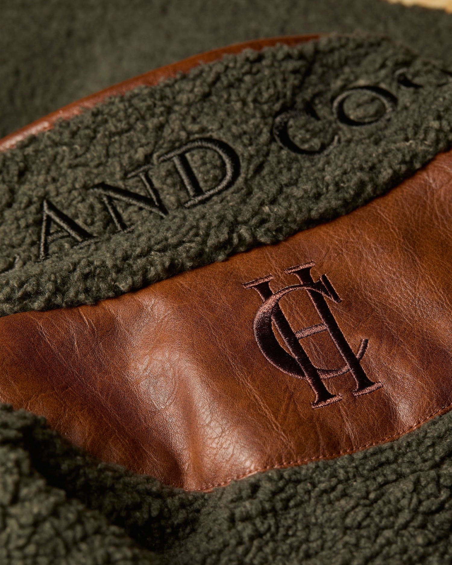 Country Fleece Jacket - Khaki Borg