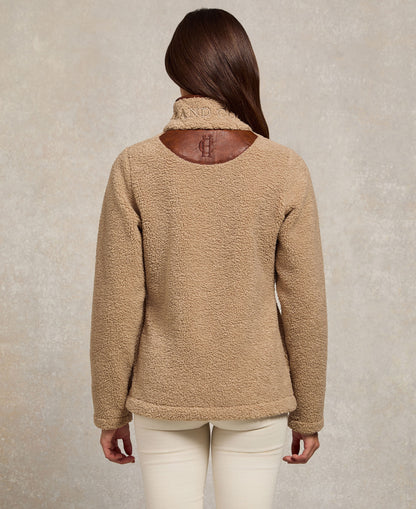 Country Fleece Jacket - Natural Borg