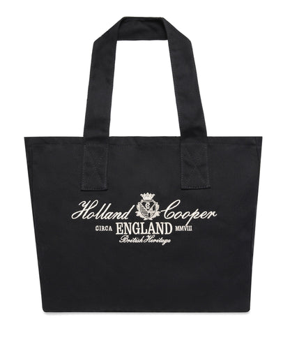 Essential Tote Bag - Black Ecru