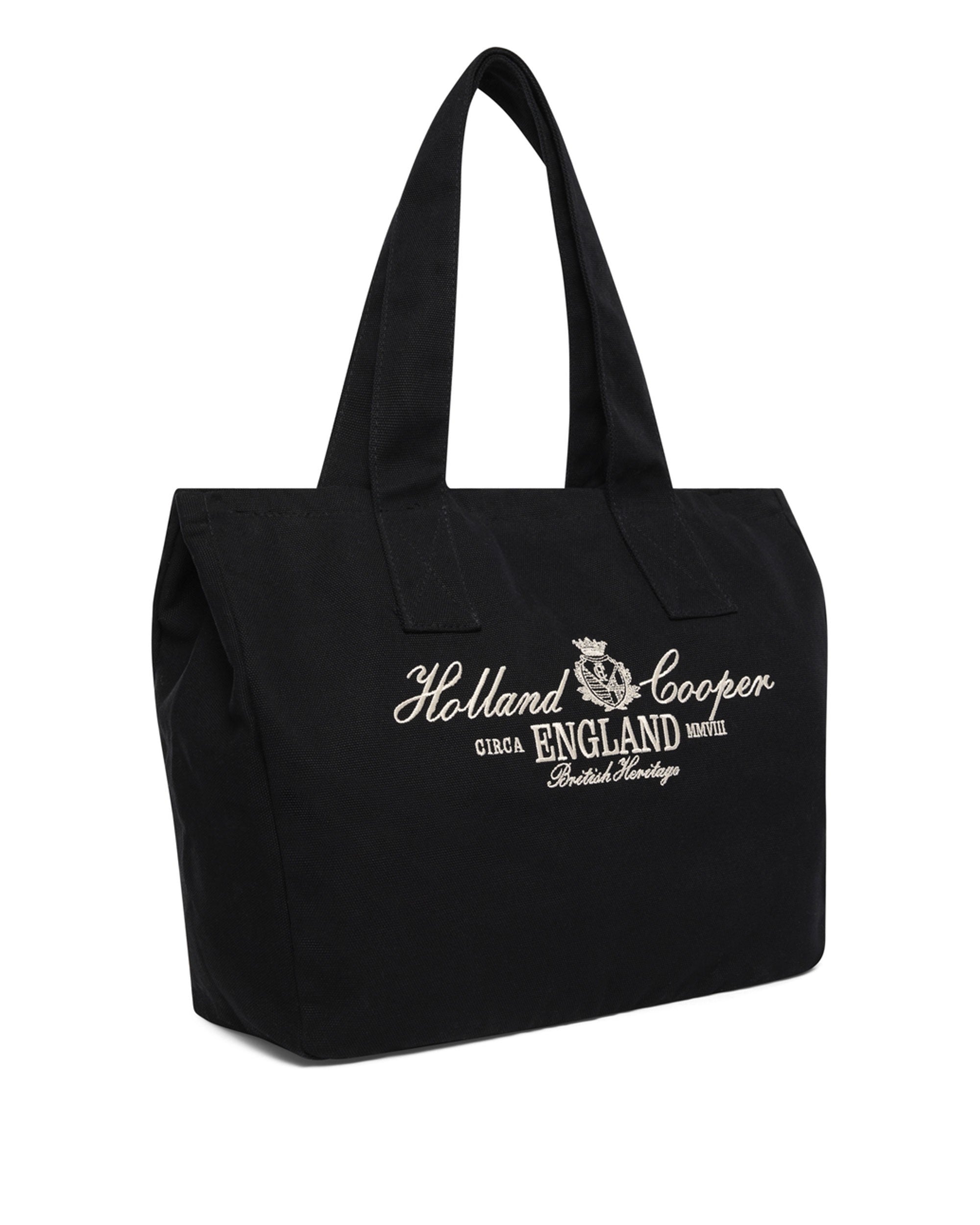Essential Tote Bag - Black Ecru