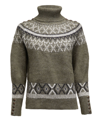 Fairisle Knit Jumper - Khaki